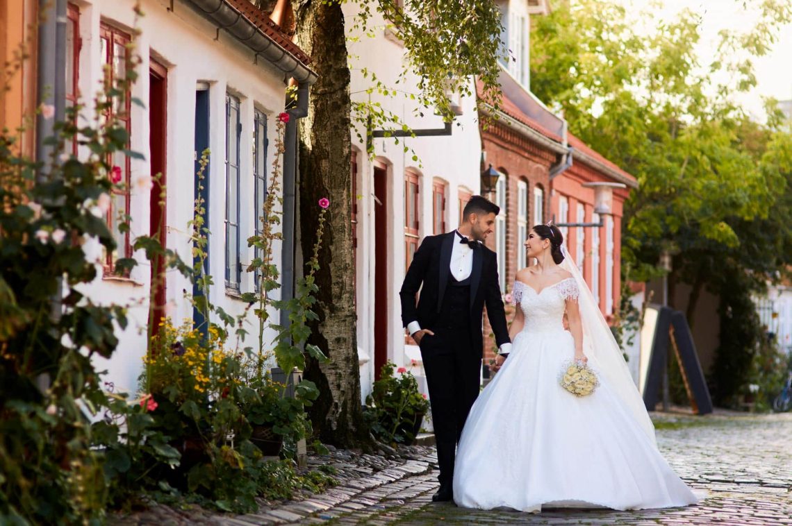 Bryllupsportræt i Århus