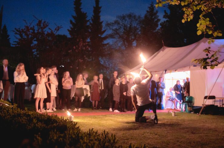 Stemningsbillede fra konfirmationsfest