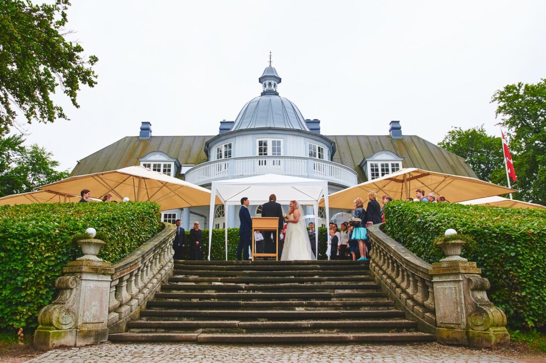 Bryllupsfotograf Aldershvile Slotspavillon - vielse